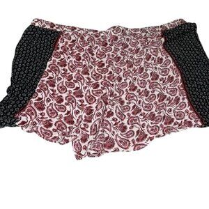 Cato Womens Paisley & Floral Shorts Size 26/28W Rayon